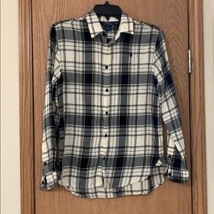 Ralph Lauren polo girls button. off white black